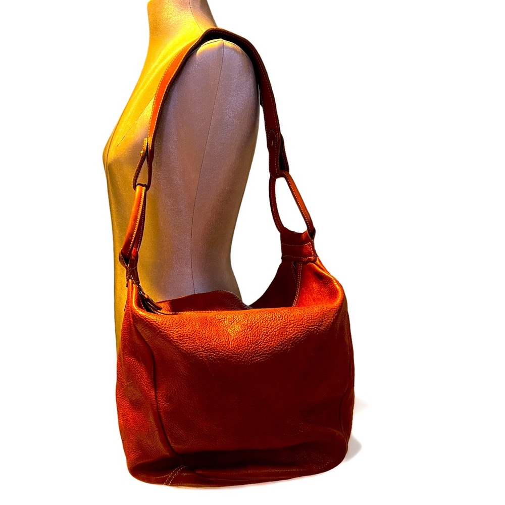 RALPH LAUREN HOBO, genuine gorgeous soft leather shoulder bag PRISTINE CONDITION